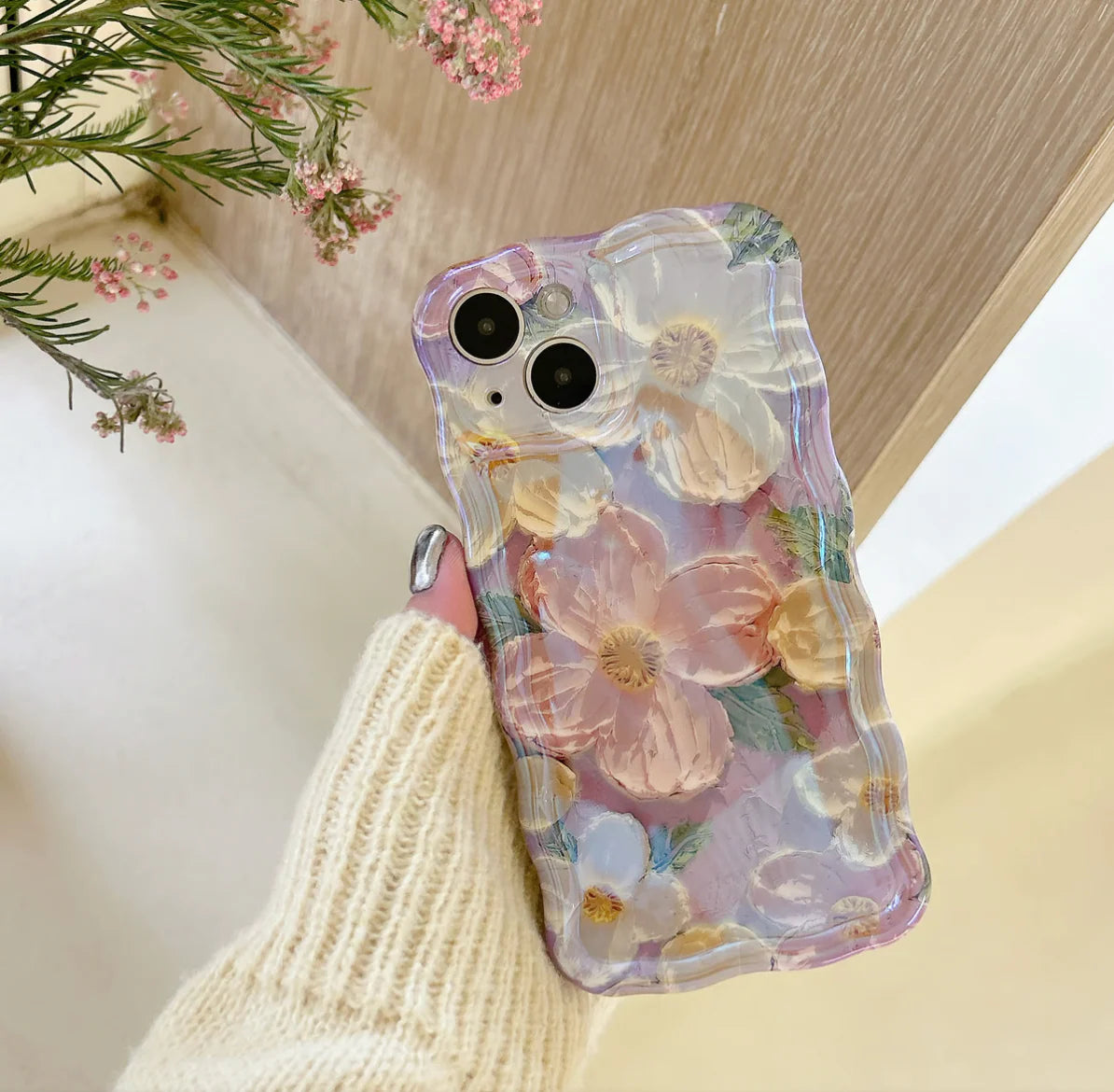 🌸 Soft blooms in a retro-inspired design - Phone case🌸