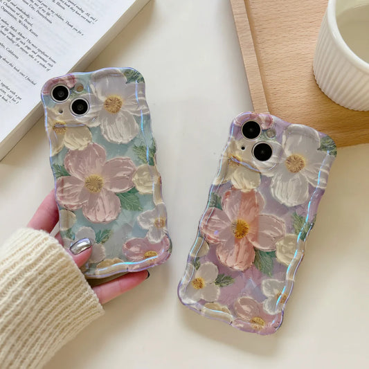 🌸 Soft blooms in a retro-inspired design - Phone case🌸