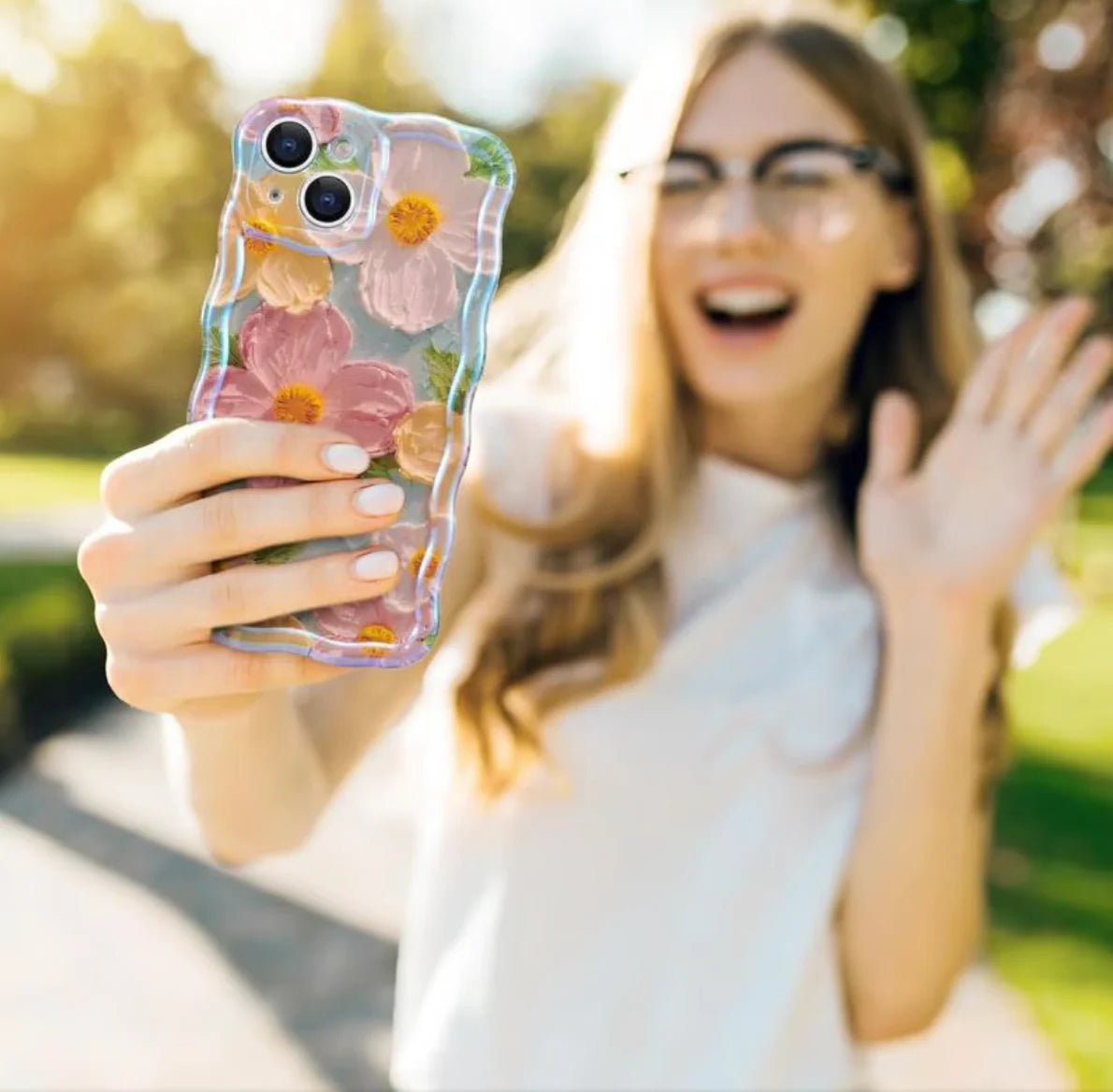 🌸 Soft blooms in a retro-inspired design - Phone case🌸